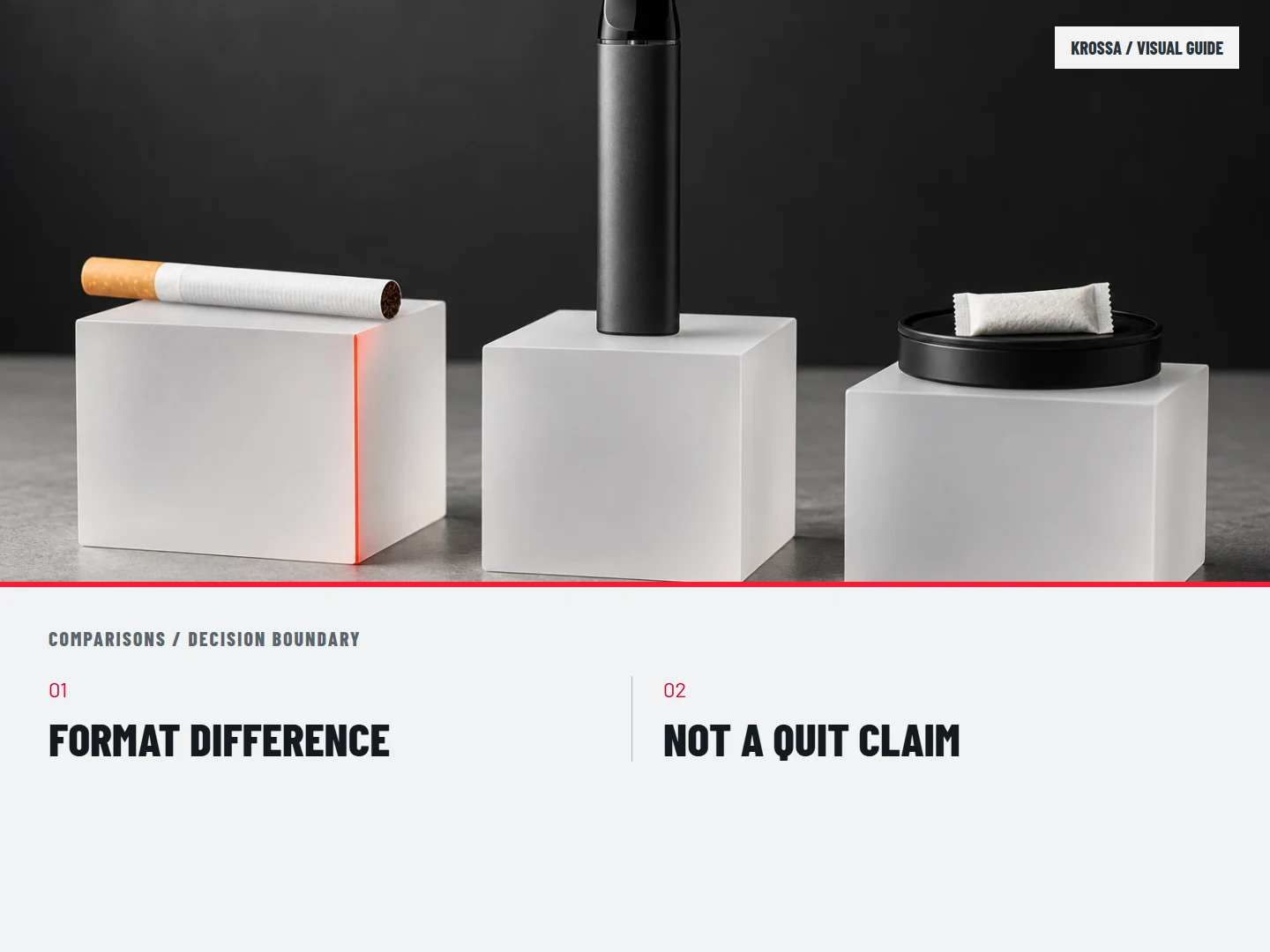 Decision boundary: FORMAT DIFFERENCE; NOT A QUIT CLAIM