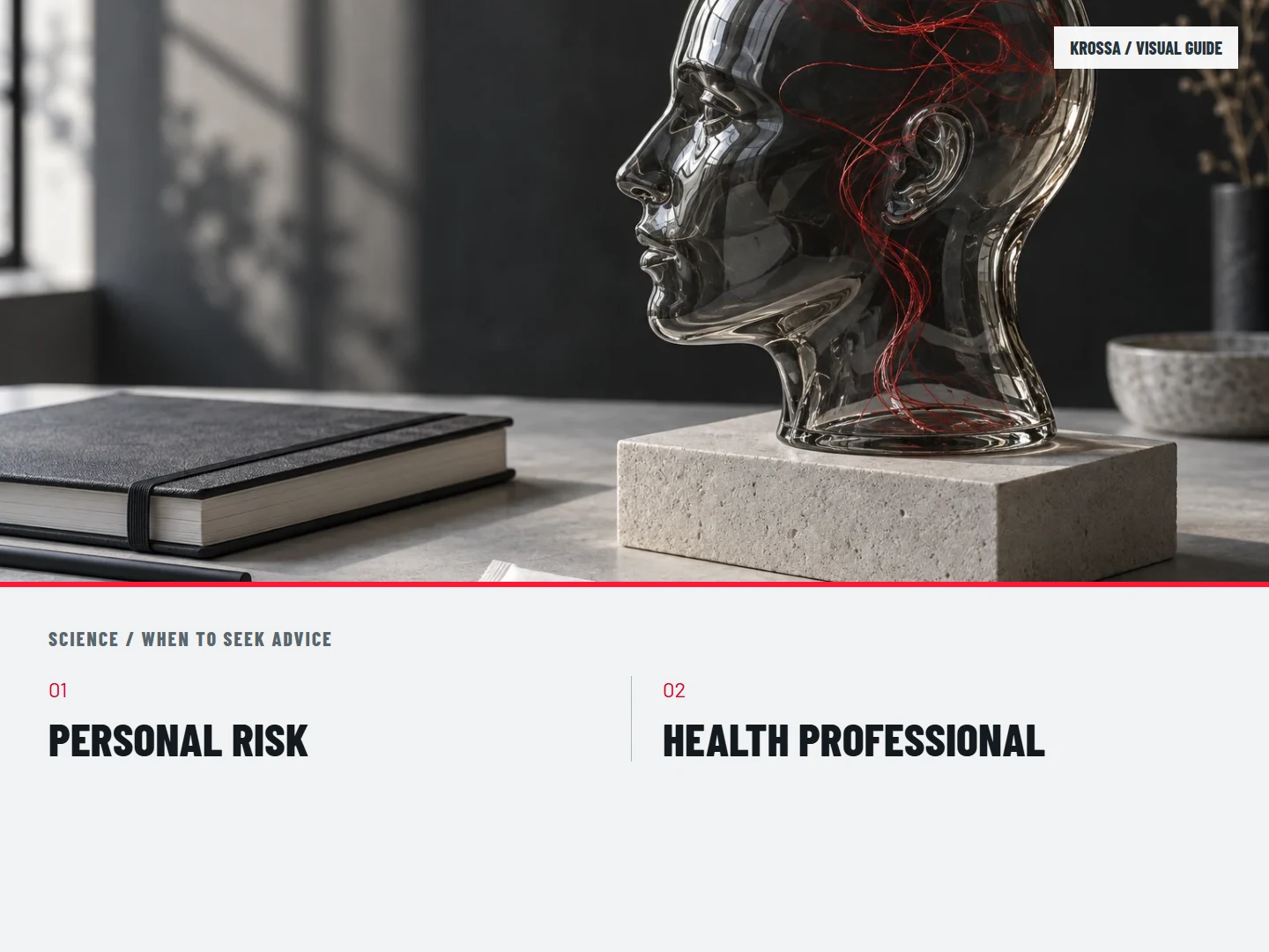 When to seek advice: PERSONAL RISK; HEALTH PROFESSIONAL