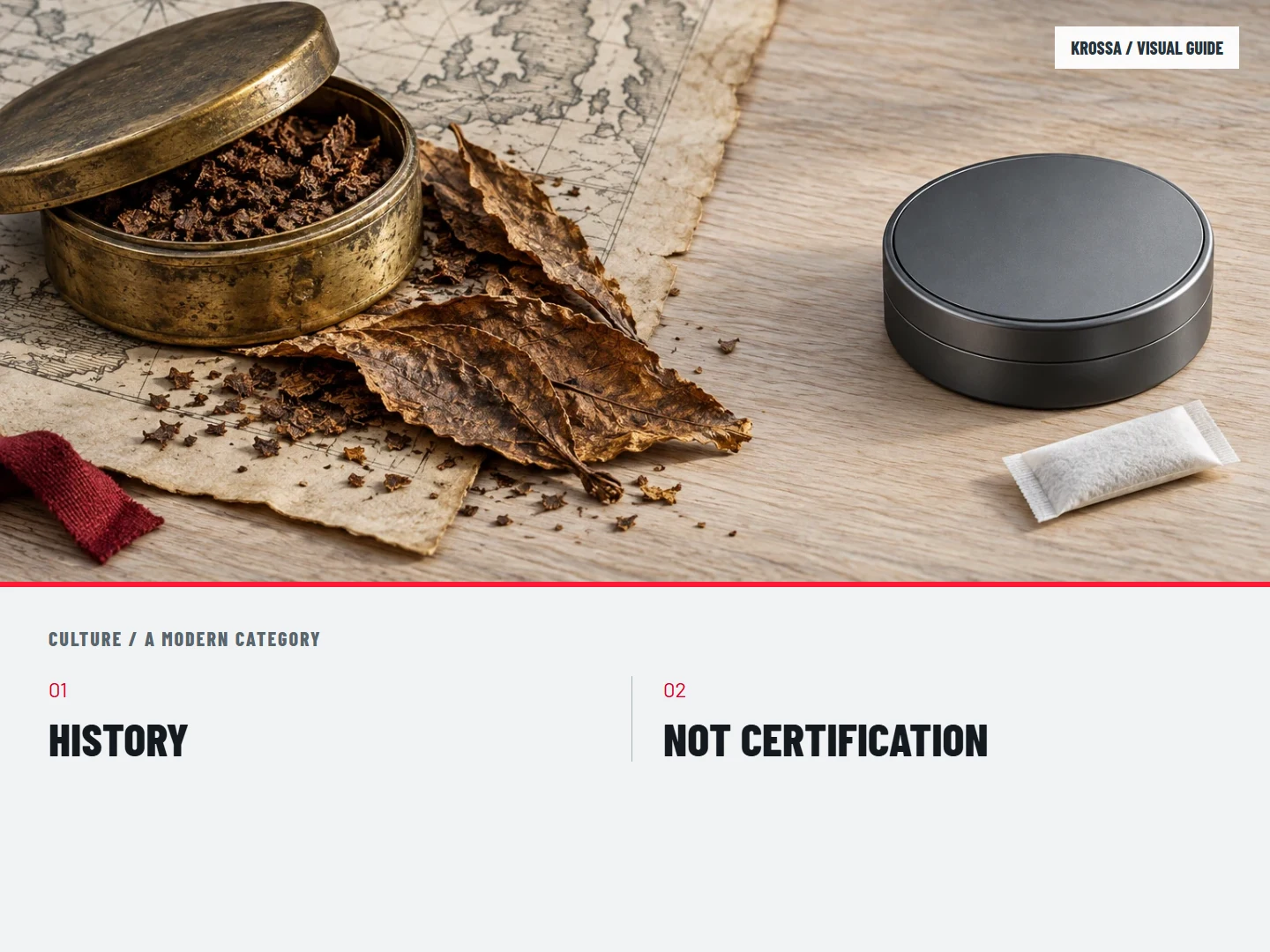 A modern category: HISTORY; NOT CERTIFICATION